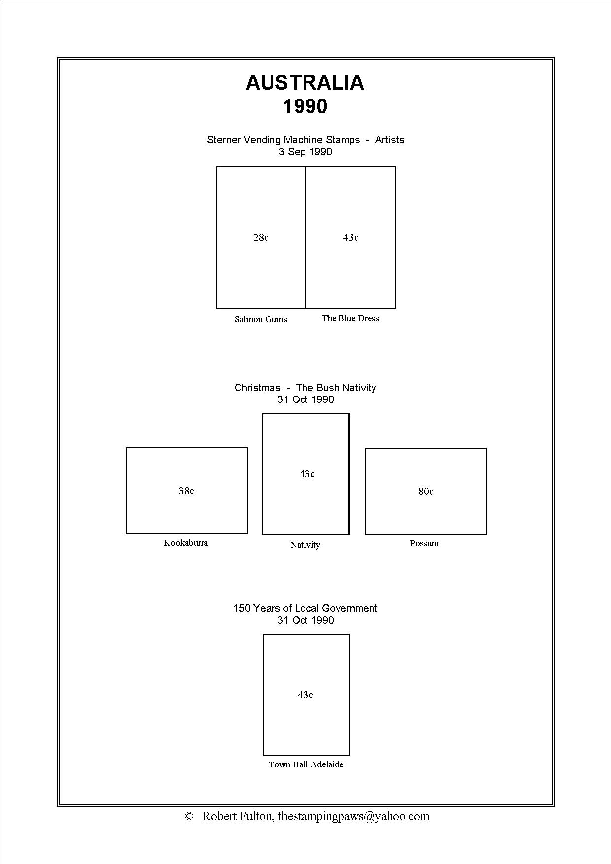 Australia Stamp Album
