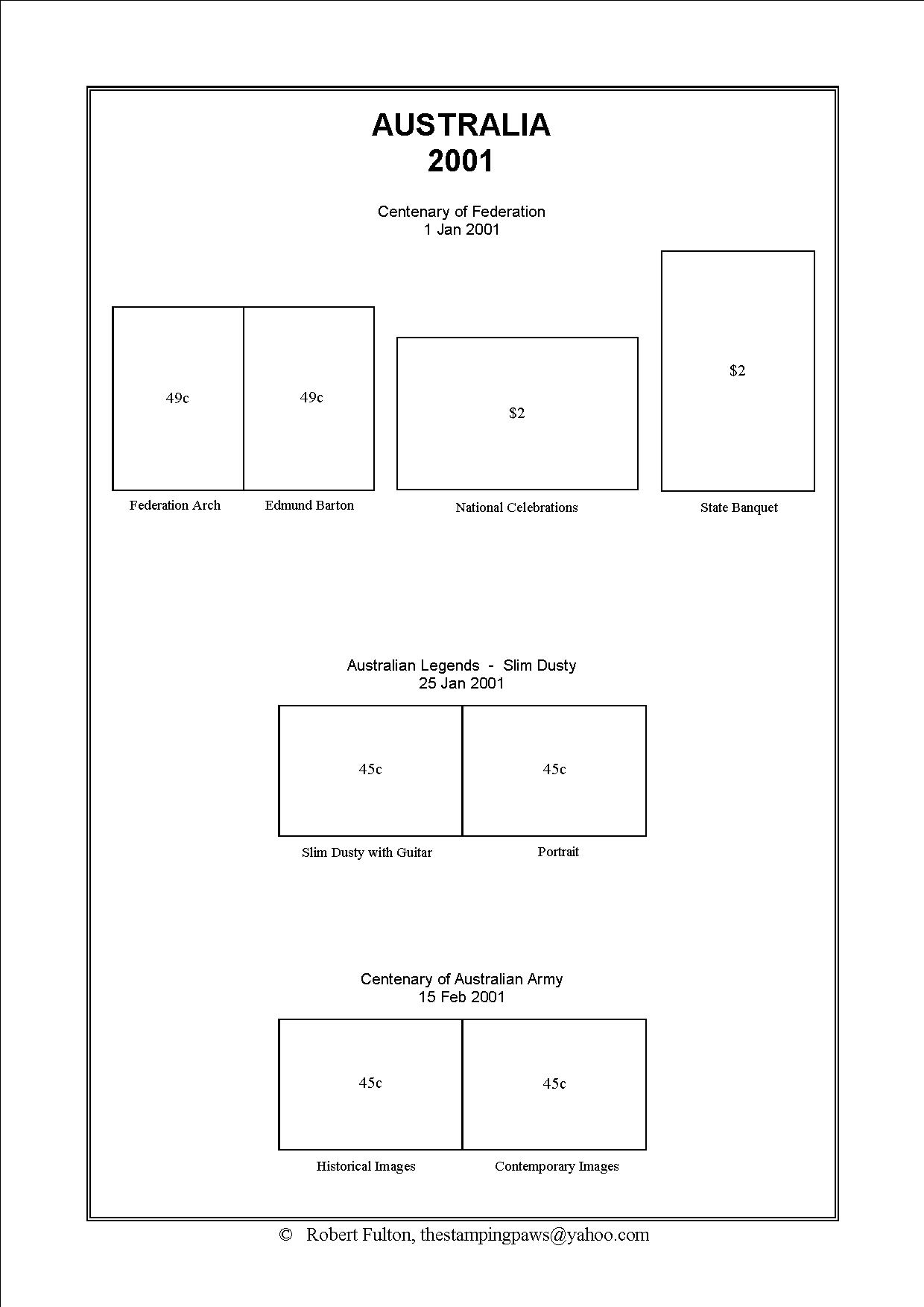 Australia Stamp Album
