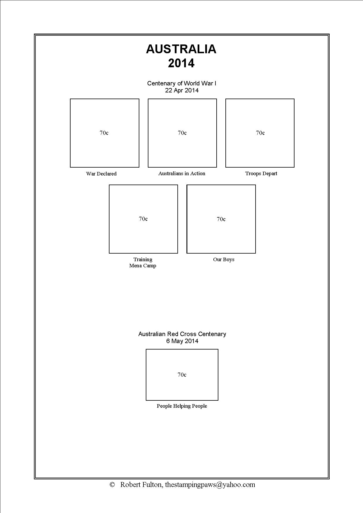Australia Stamp Album