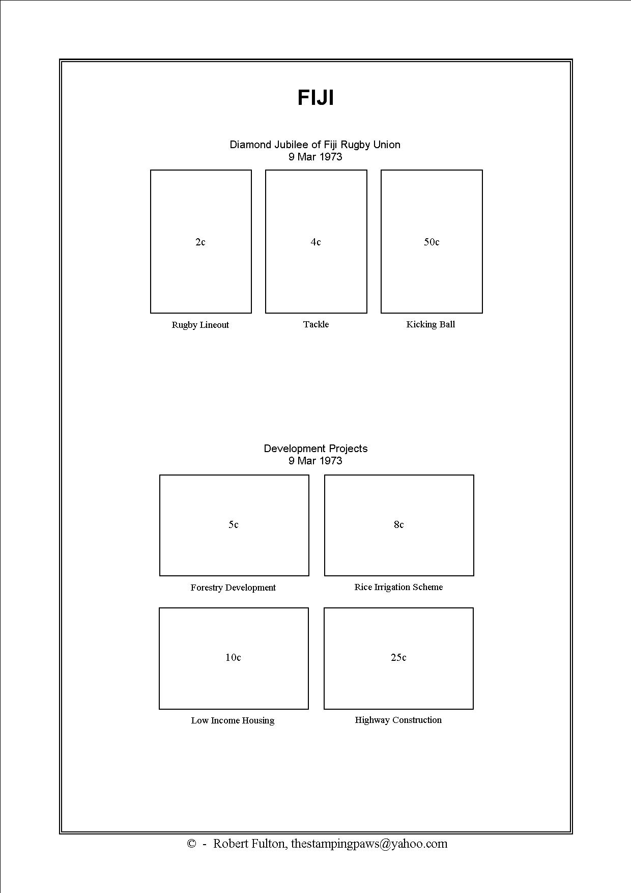 Fiji Stamp Album