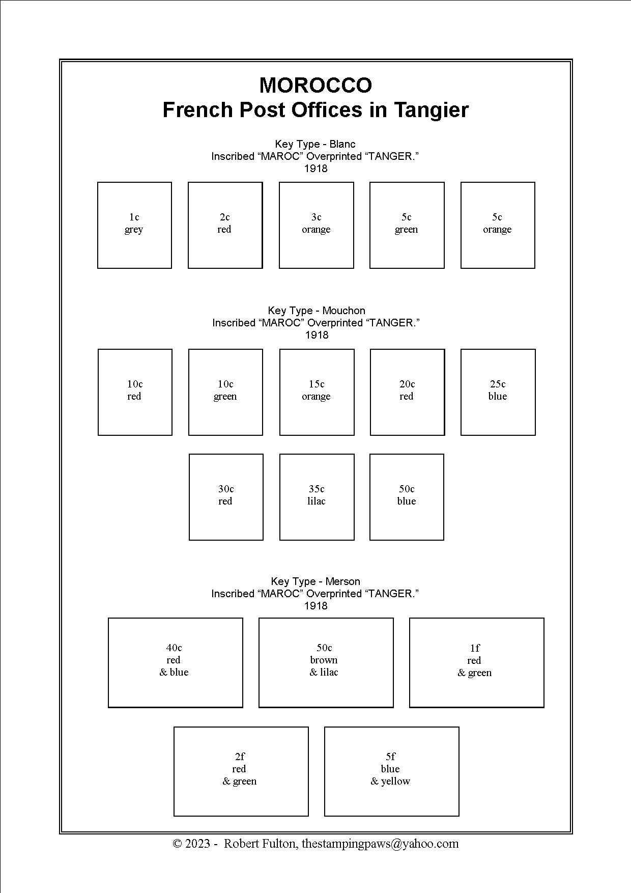 Morocco Stamp Album