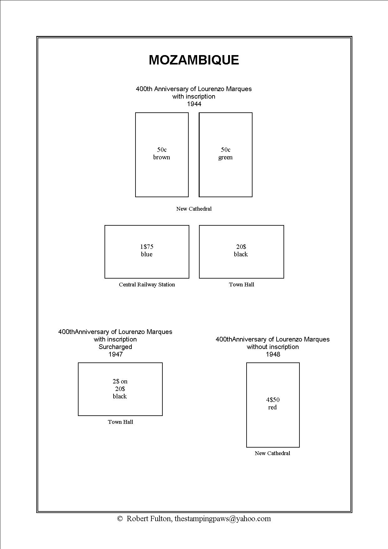 Mozambique Stamp Album
