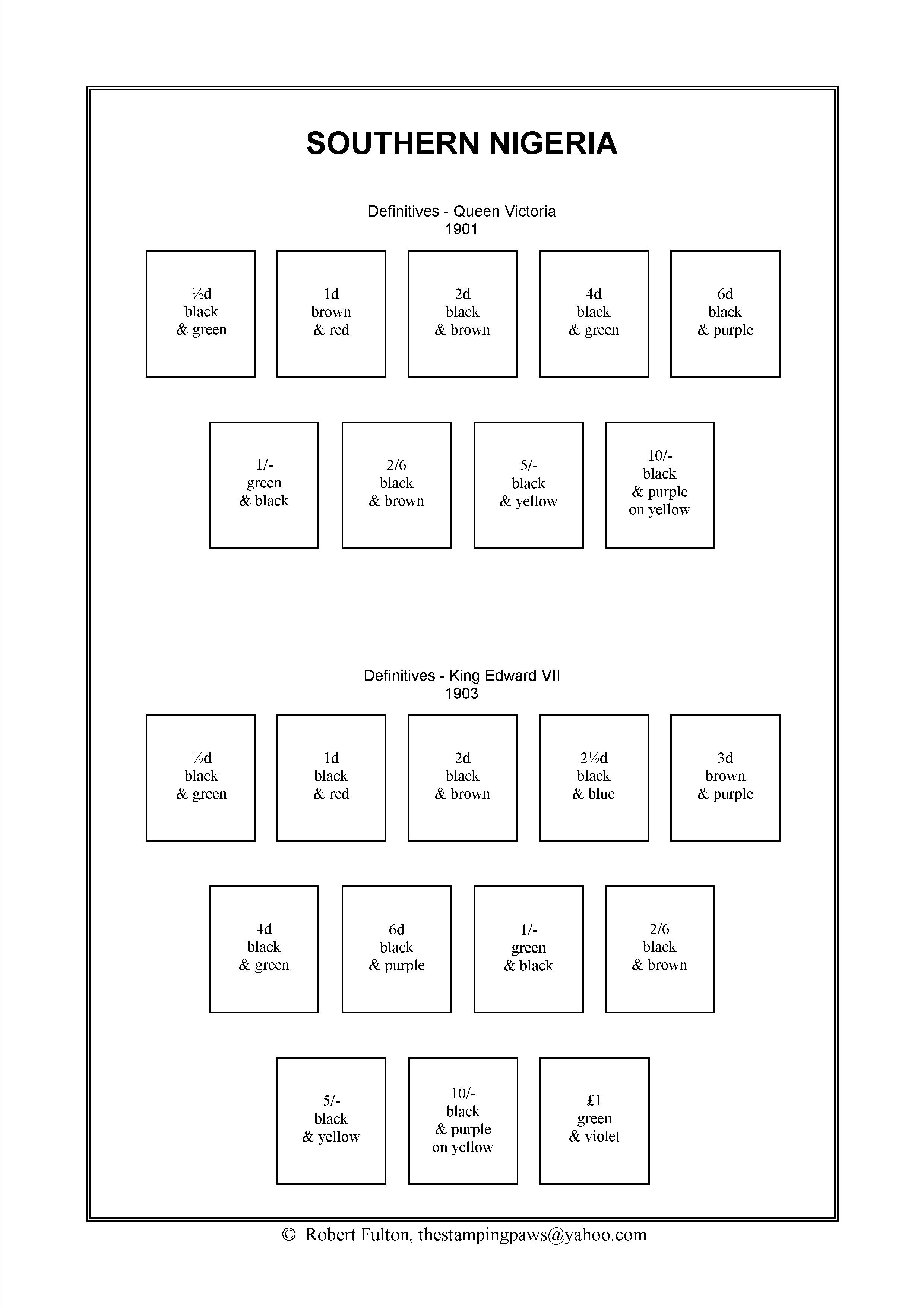 Nigeria Stamp Album