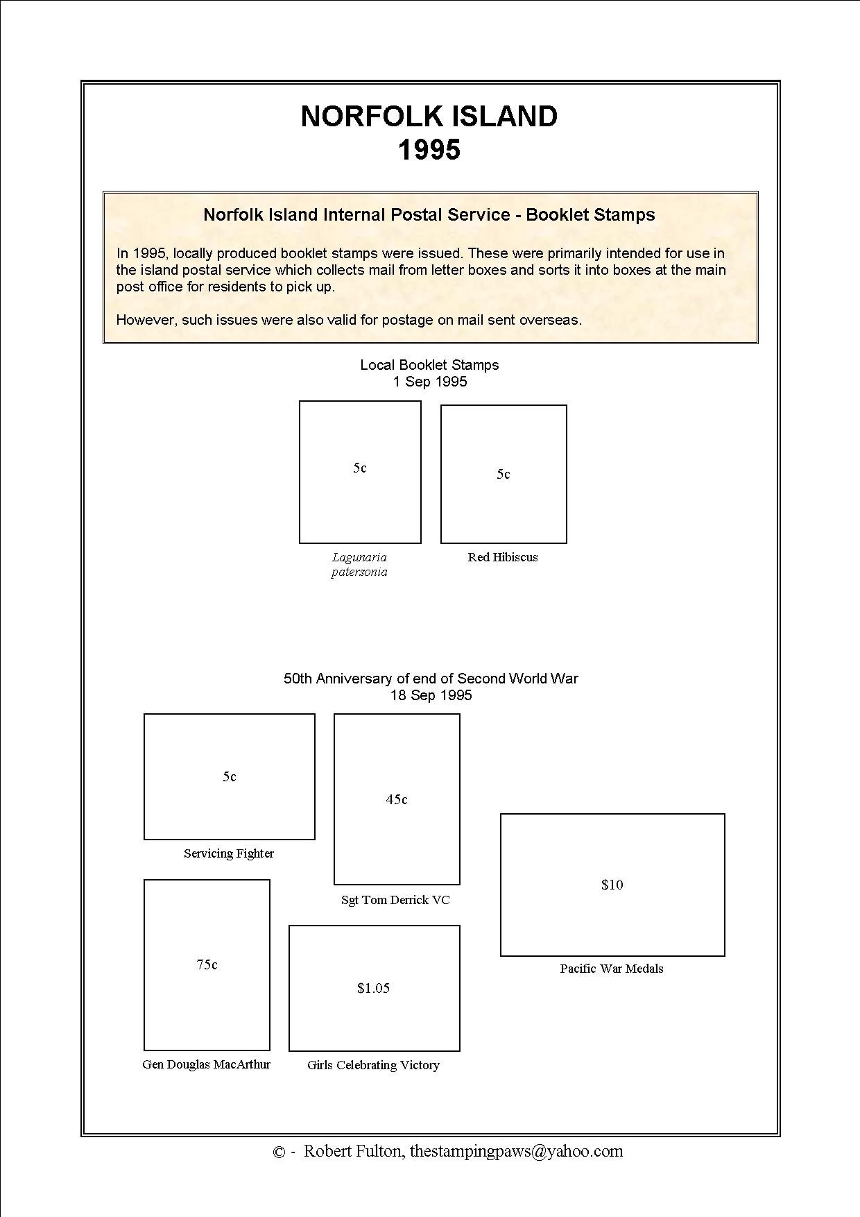 Norfolk Island Stamp Album