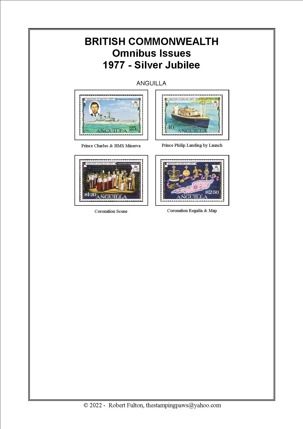 British Commonwealth Omnibus Issue Stamp Album