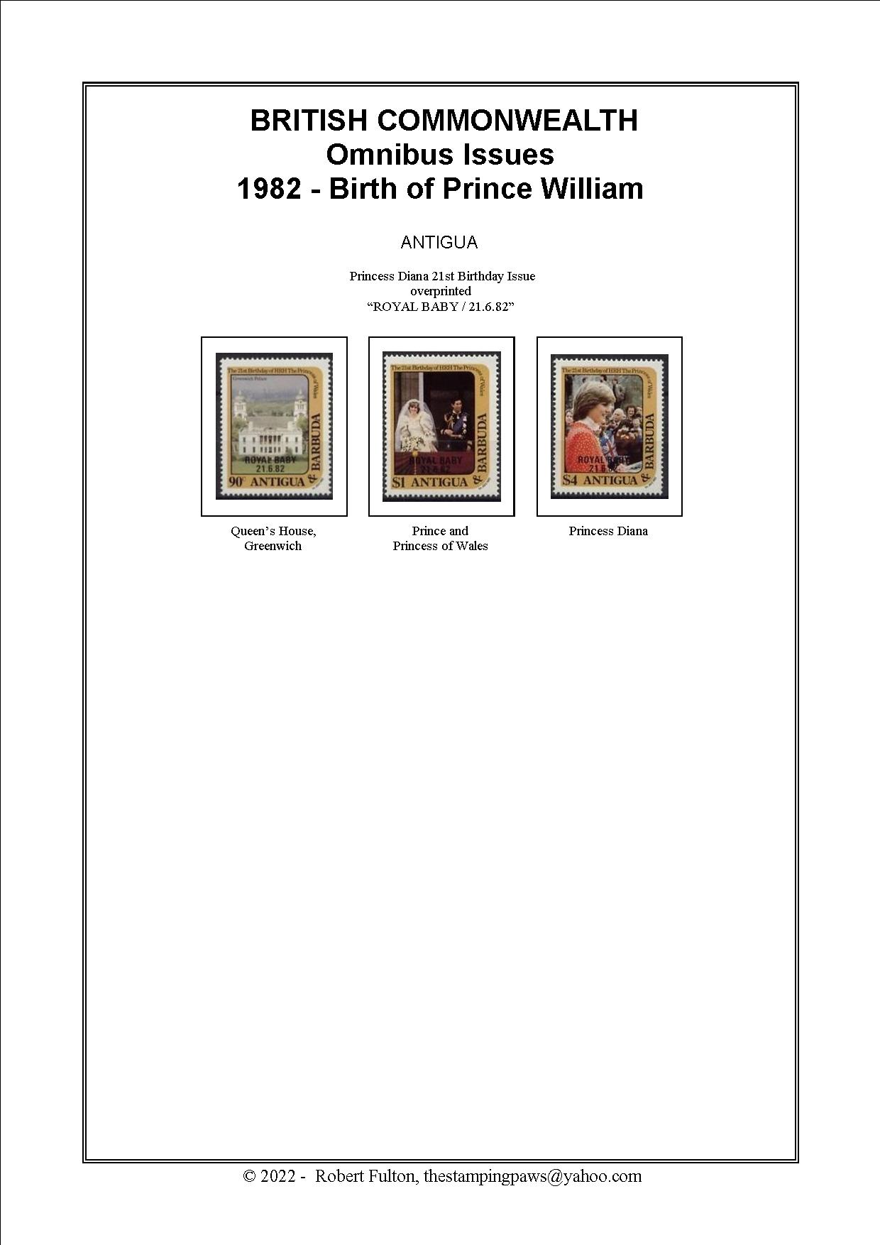 British Commonwealth Omnibus Issue Stamp Album