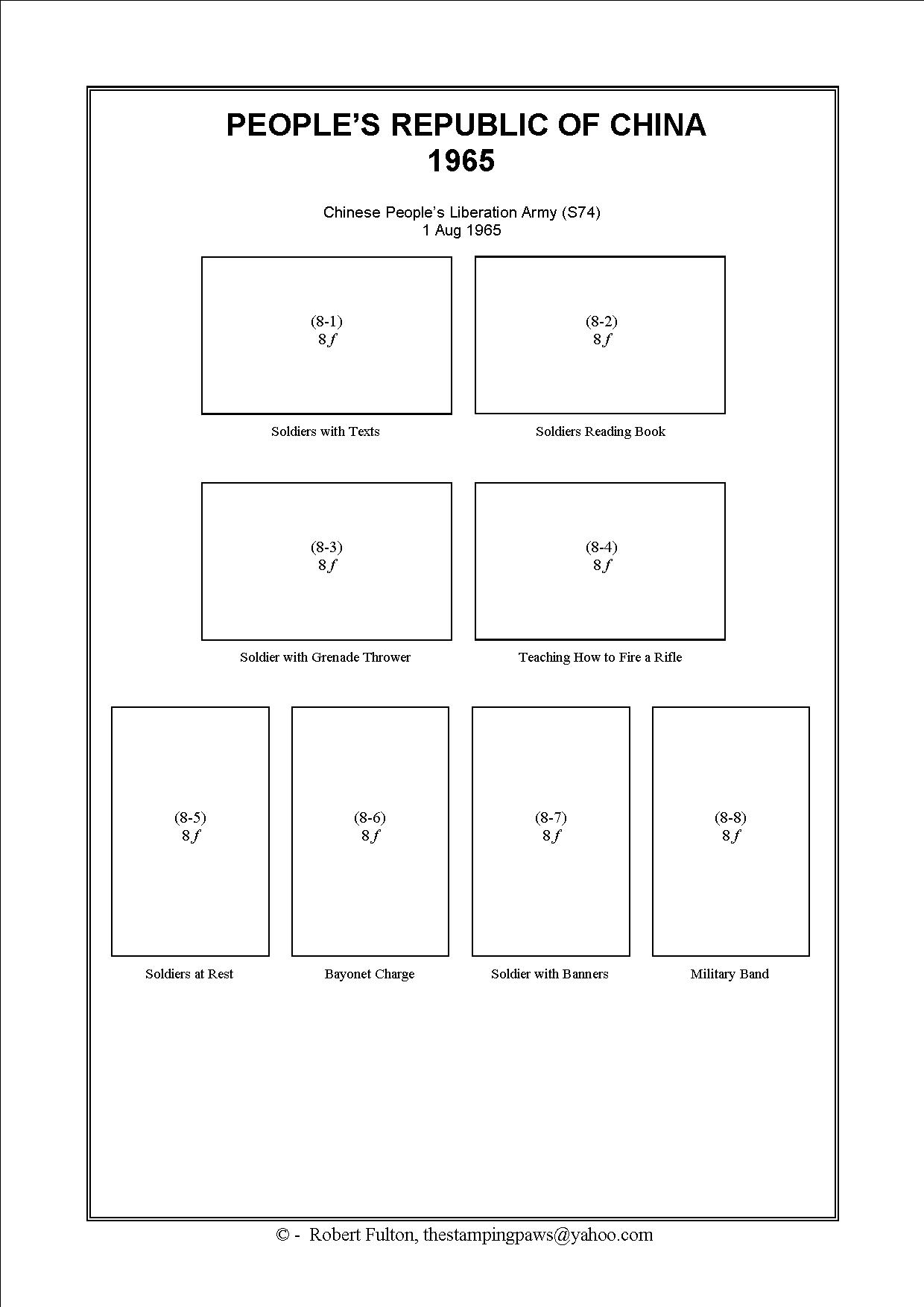 Peoples Republic of China Stamp Album