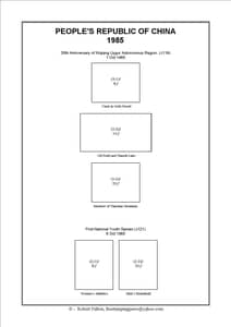 Peoples Republic of China Stamp Album