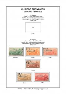 Chinese Provinces Stamp Album
