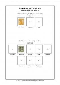 Chinese Provinces Stamp Album
