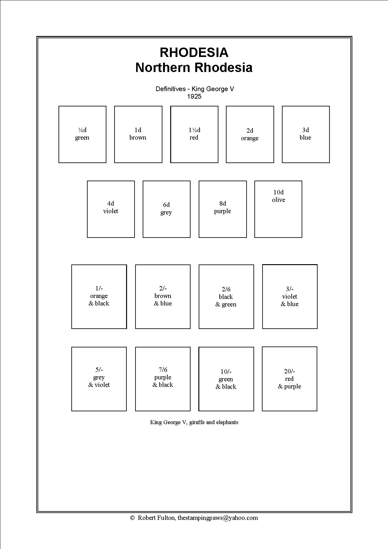 Rhodesia Stamp Album