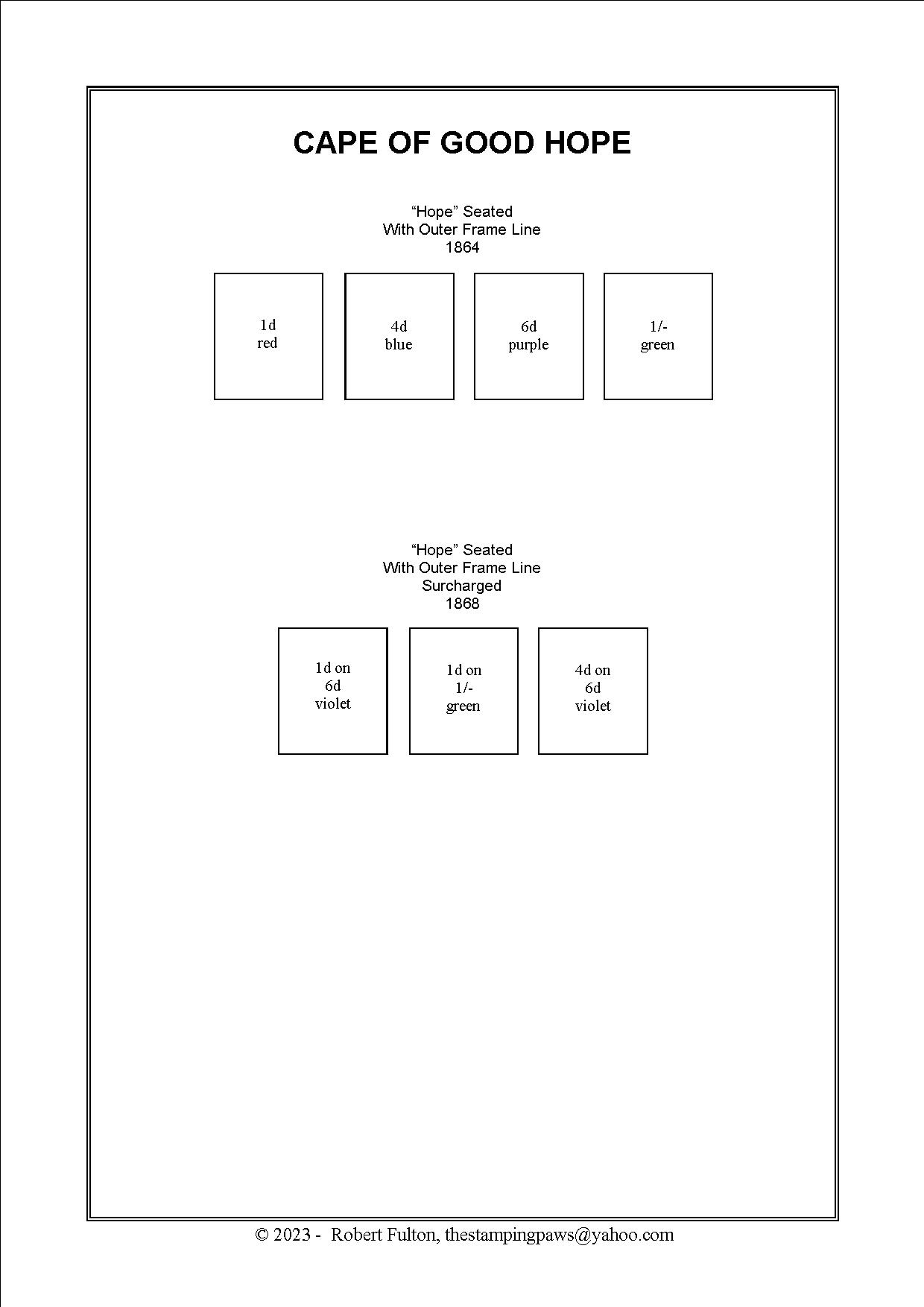 South Africa Stamp Album