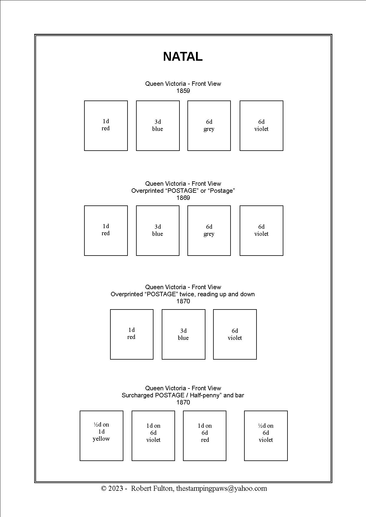 South Africa Stamp Album