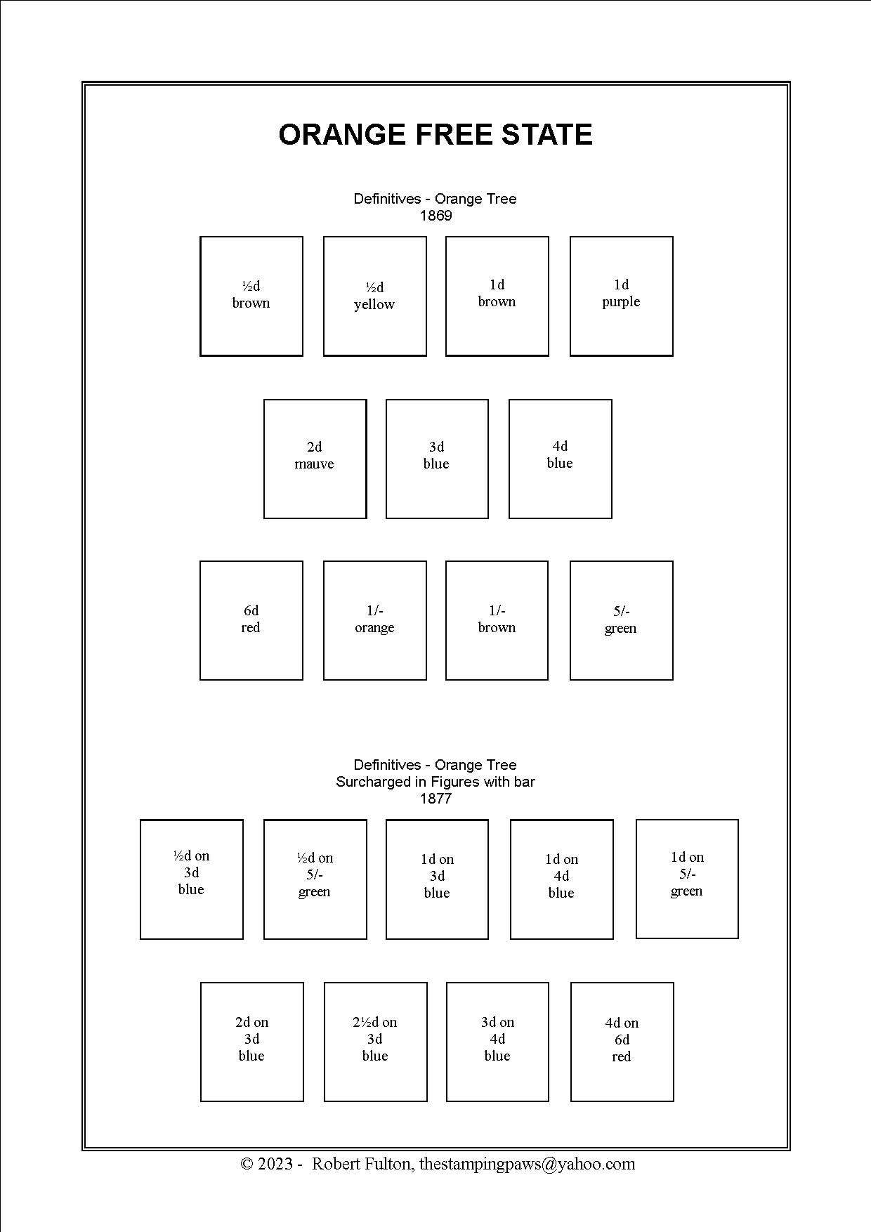 South Africa Stamp Album