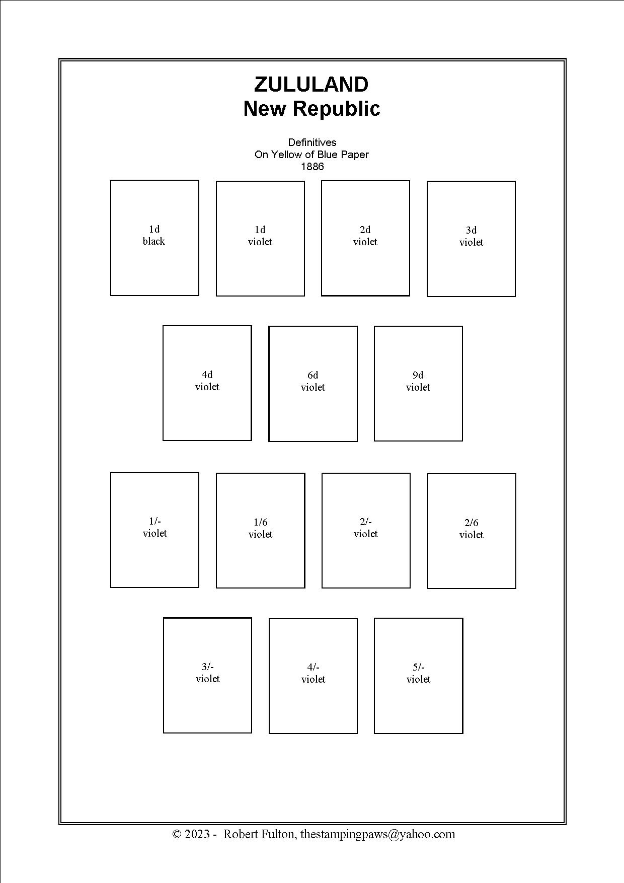 South Africa Stamp Album