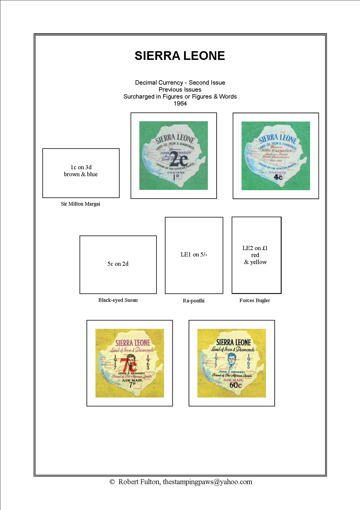 Sierra Leone Stamp Album
