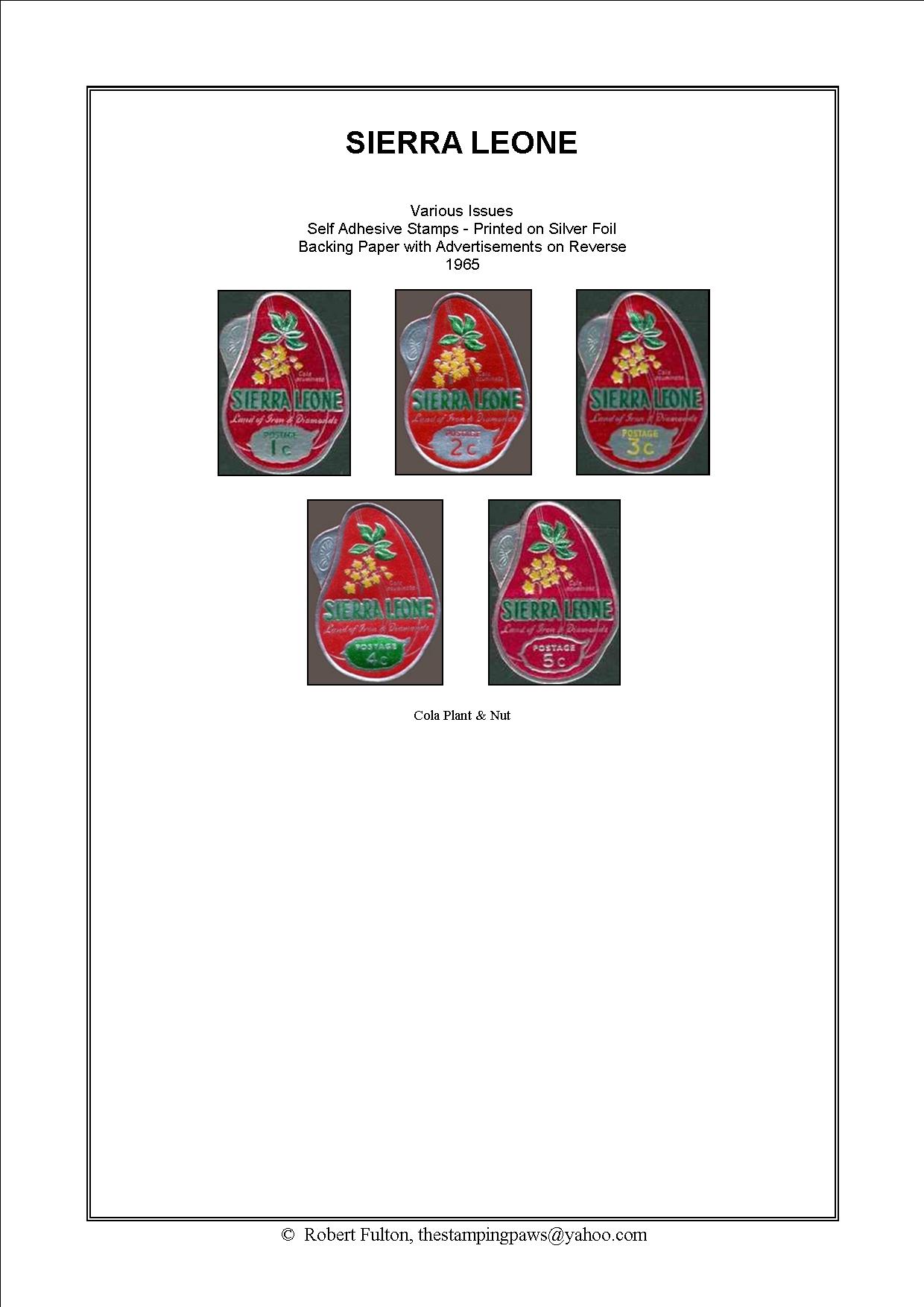 Sierra Leone Stamp Album