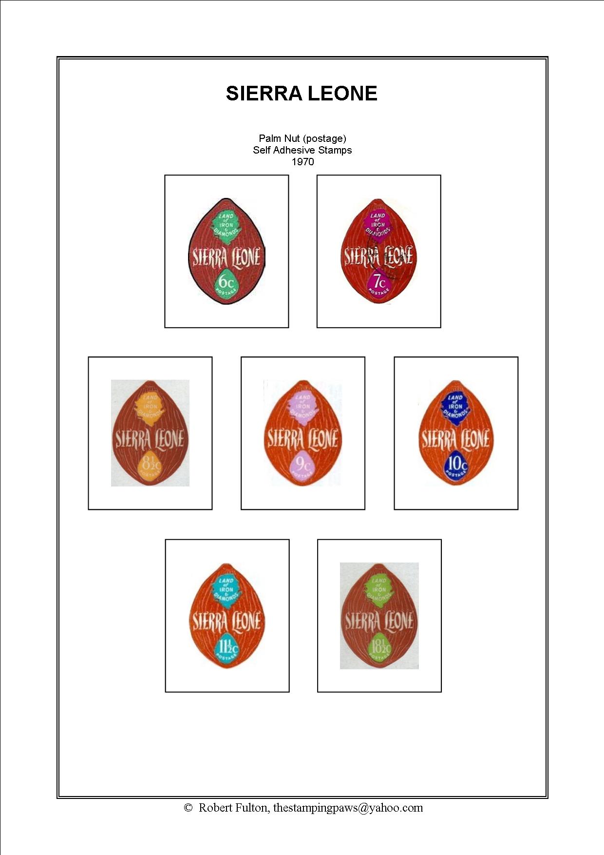 Sierra Leone Stamp Album