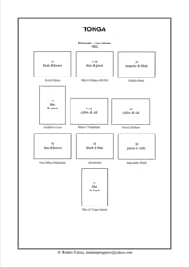Tonga Stamp Album