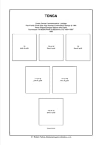 Tonga Stamp Album